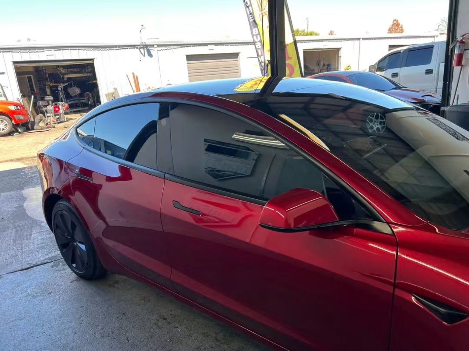 Finished tint